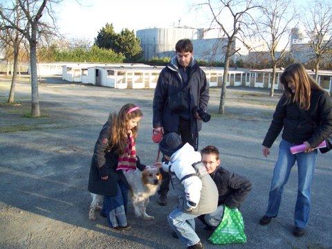 1er contact avec sandrine et sa famille