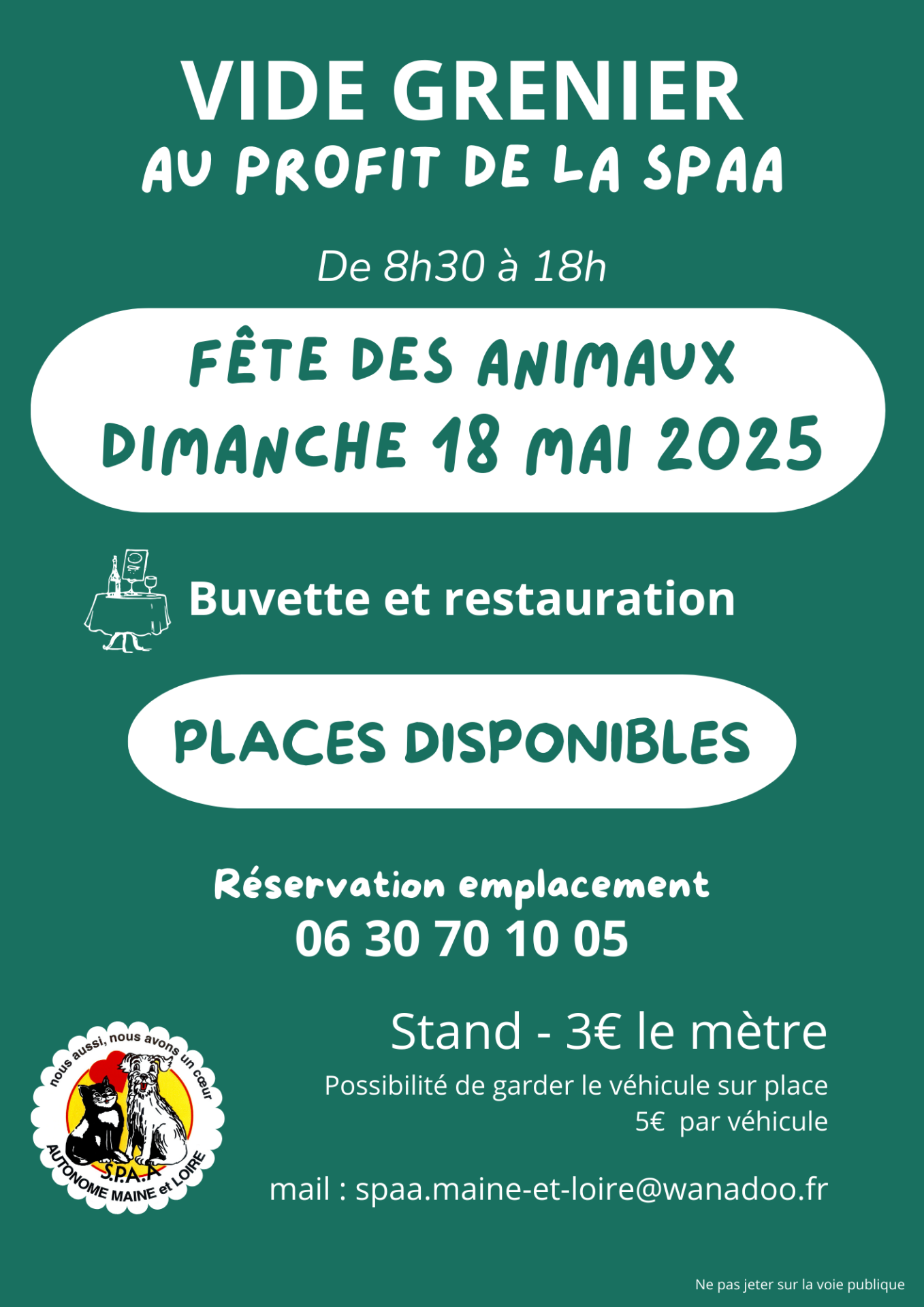 Vide grenier affiche